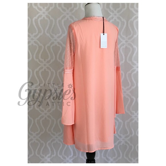 Peach Love and Lace Tunic Dress - Picture 5 of 10